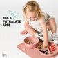 Simple Modern Baby Shark Silicone Bowl For Baby, Toddler | Feeding Supplies Baby Food Bowls Dinnerware Dishes For Kids | Microwa