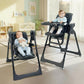 Staranddaisy 2In1 Baby High Chair For Boy & Girl With Automatic Swing Cradle, Foldable Feeding Chair, Removable Dining Tray, A