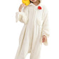 CuteOn White Rooster Onesie Kids Animal Pajamas for Boys Girls Halloween Christmas Costume Height for 140cm