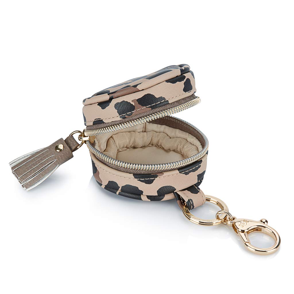 Itzy Ritzy Pacifier Holder Case With Clip - Pacifier Case Includes Clasp To Easily Attach To A Diaper Bag Or Purse, Measures 2.5