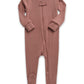 Vaenait Baby Toddler Boys Girls Solid Footie Pajama Cozy Modal Cocoa 6-9M