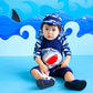 Vaenait Baby 0-24M Baby Boys Rashguard Swimwear Swimhat Cooling Jaws S