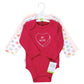 Hudson Baby Unisex Baby Cotton Long-Sleeve Bodysuits, Be Mine Valentine, 0-3 Months