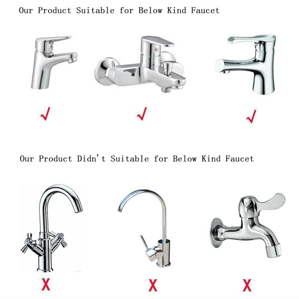 Akoak 2 Pcs/Pack Safe Baby Faucet Extenders Natural Leaves Design Faucet Handle Extensions Sink Handle Extenders For Babies,Todd