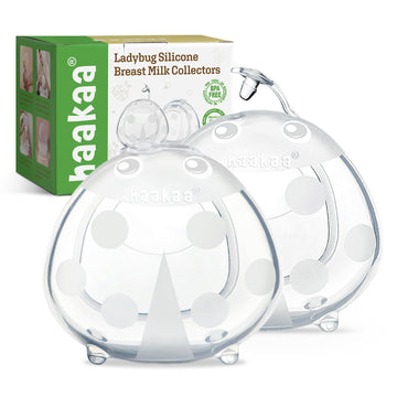 Haakaa Ladybug Milk Collector Wearable Milk Collector Ladybug Breastmilk Collector Breastfeeding Milk Catchers Breast Milk Saver
