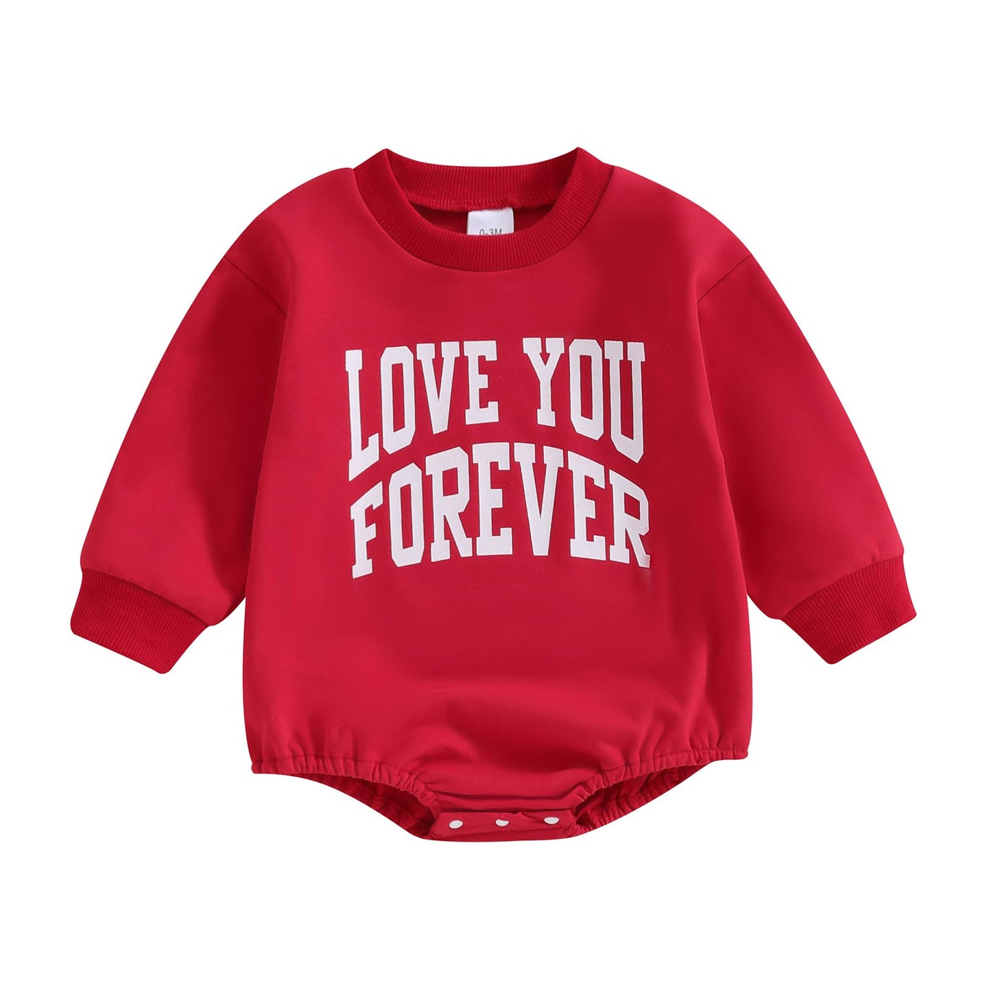 Fiomva Baby Girl Valentines Day Outfit Newborn Bubble Romper Fall Infant Sweatshirt Top Toddler Cute Onesie Clothes (O Valentine