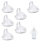 4/6 Packs Replacement Silicone Spout Compatible With Nuk Learner Cup & Active Cup, Soft Transition Spout For Sippy Cups, Leak-Pr