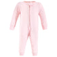 Hudson Baby Baby Cotton Sleep And Play, Girl Arctic Animals, 0-3 Months