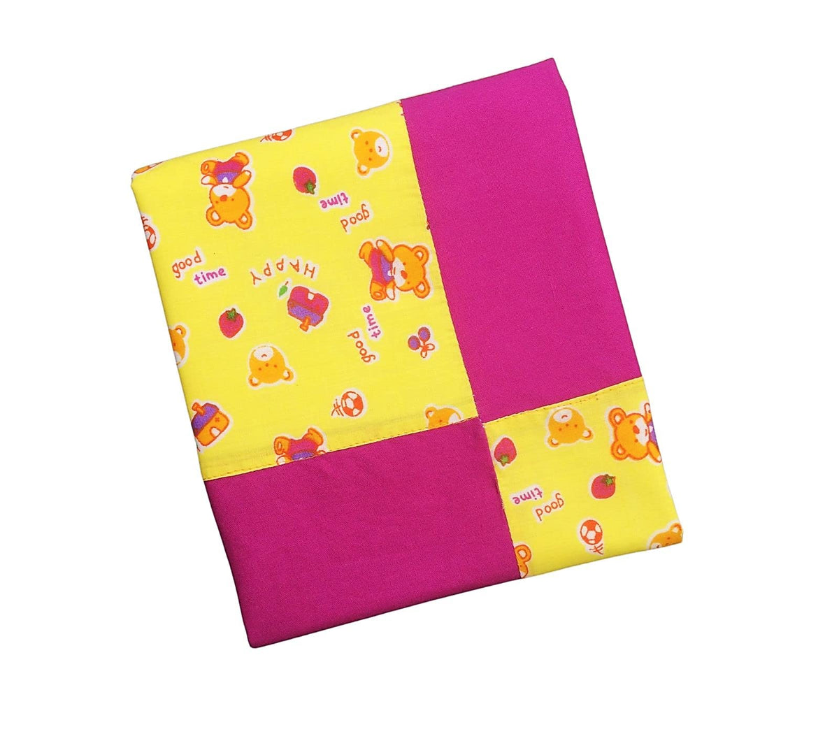 Junior Drive  Cotton Baby Blanket for Newborn Baby Boy or Girl (0 to 12 Months)Soft, All Season Usable, Hooded Swaddle Blanket