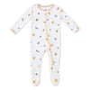 Peaches Footie For Baby - 95% Viscose Made From Bamboo, 5% Spandex - Imported (9-12 Months)