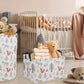 Essme Kids Laundry Hamper,Animal Hamper Collapsible Canvas Waterproof Storage Bin For Girls, Nursery Hamper,Gift Baskets,Toy Bin