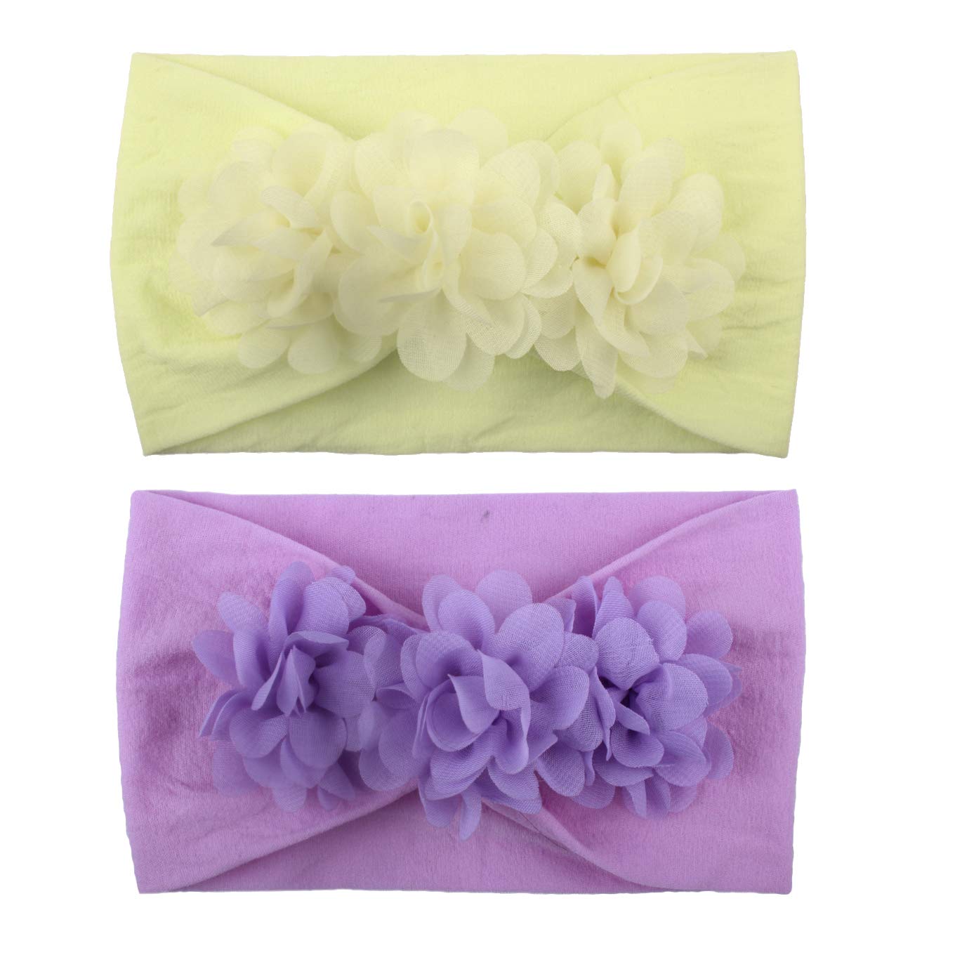 Wzt Stretchy Knot Nylon Baby Headbands For Newborn Baby Girls Infant Toddlers Kids Bows Child Hair Accessories