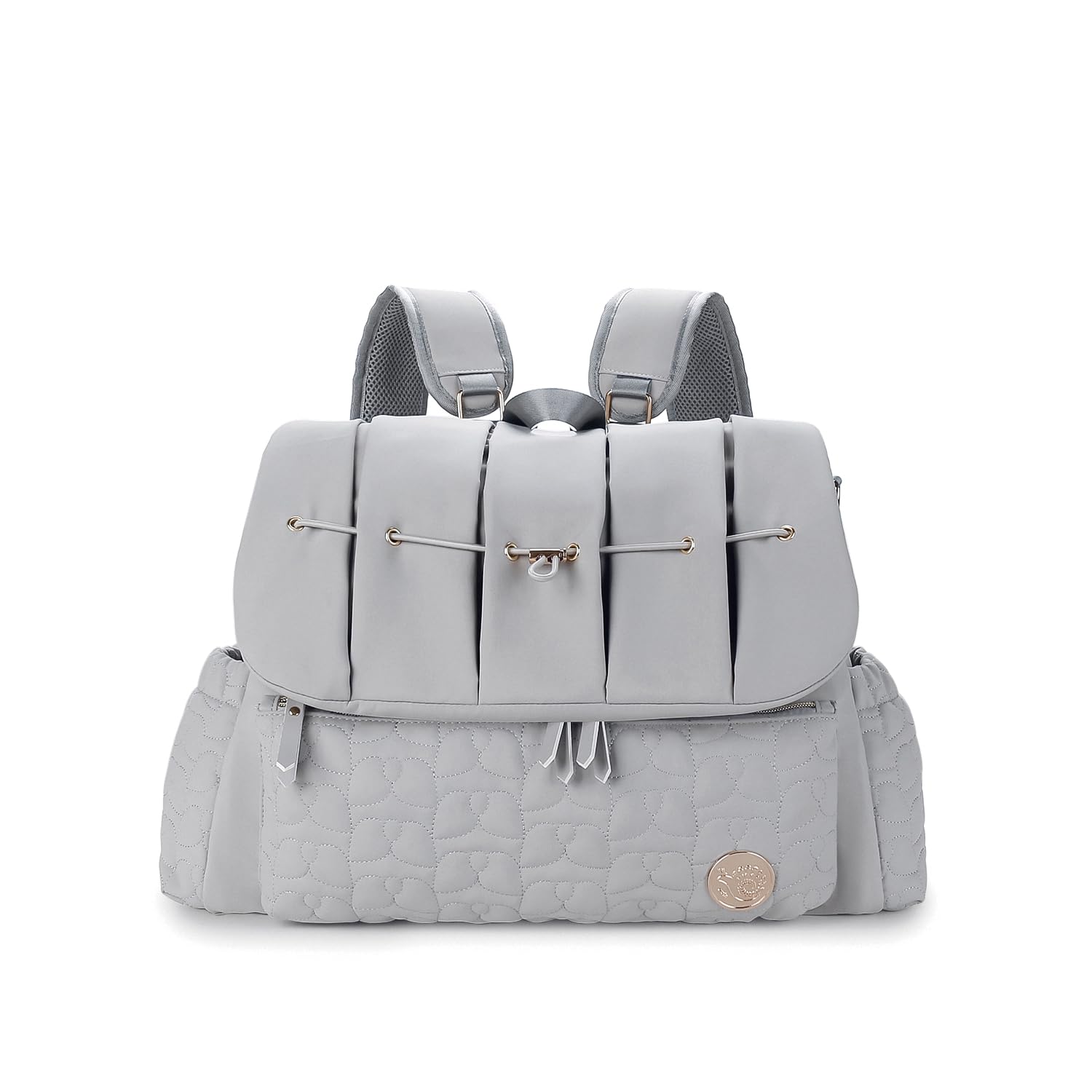 Lmbabter Diaper Bag Backpack Convertible Messenger Bag Travel Backpack Maternity Bags Stylish Baby Bag with Changing Pad for Mom