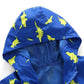 Baby Boys Dinosaur Print Zip Up Lightweight Hooded Jacket Outerwear Spring Windproof Windbreakers, Blue, Size 18 Months = Tag 90
