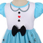 Dressy Daisy Princess Dress Up Clothes Halloween Fancy Party Tulle Skirt Summer Outfit With Hair Hoop For Toddler Girls Size 4T,