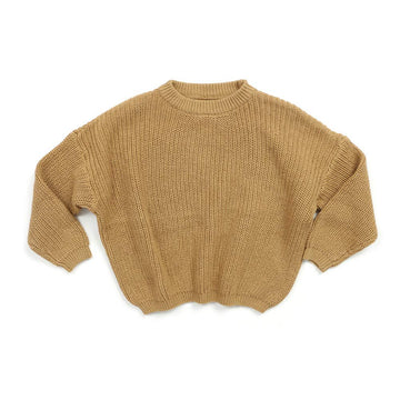 Afunbaby Baby Girl Boy Knit Sweater Blouse Pullover Sweatshirt Warm Crewneck Long Sleeve Tops For Infant Toddler (2-3T,A-Beige)