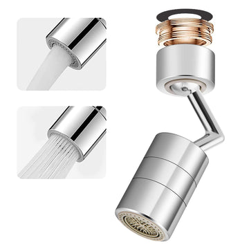 Universal Splash Filter Faucet 720 Rotating Faucet Extender Aerator With 2 Water Outlet Modes,All Copper Material,Suitable For K