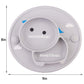 Baby Silicone Plate, Toddler Suction Plates Mini Plate Placemat For Kids And Infants Self Feeding, Bpa Free, Microwave & Dishwas