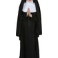 Kids Nun Costume; Catholic Sister Robe For Girls Black
