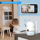 Hellobaby Hb6550 5' Baby Monitor 4 Cameras No Wifi, 26-Hour Battery, Pan-Tilt-Zoom, 1000Ft Range Video Audio Baby Monitor, Eco,