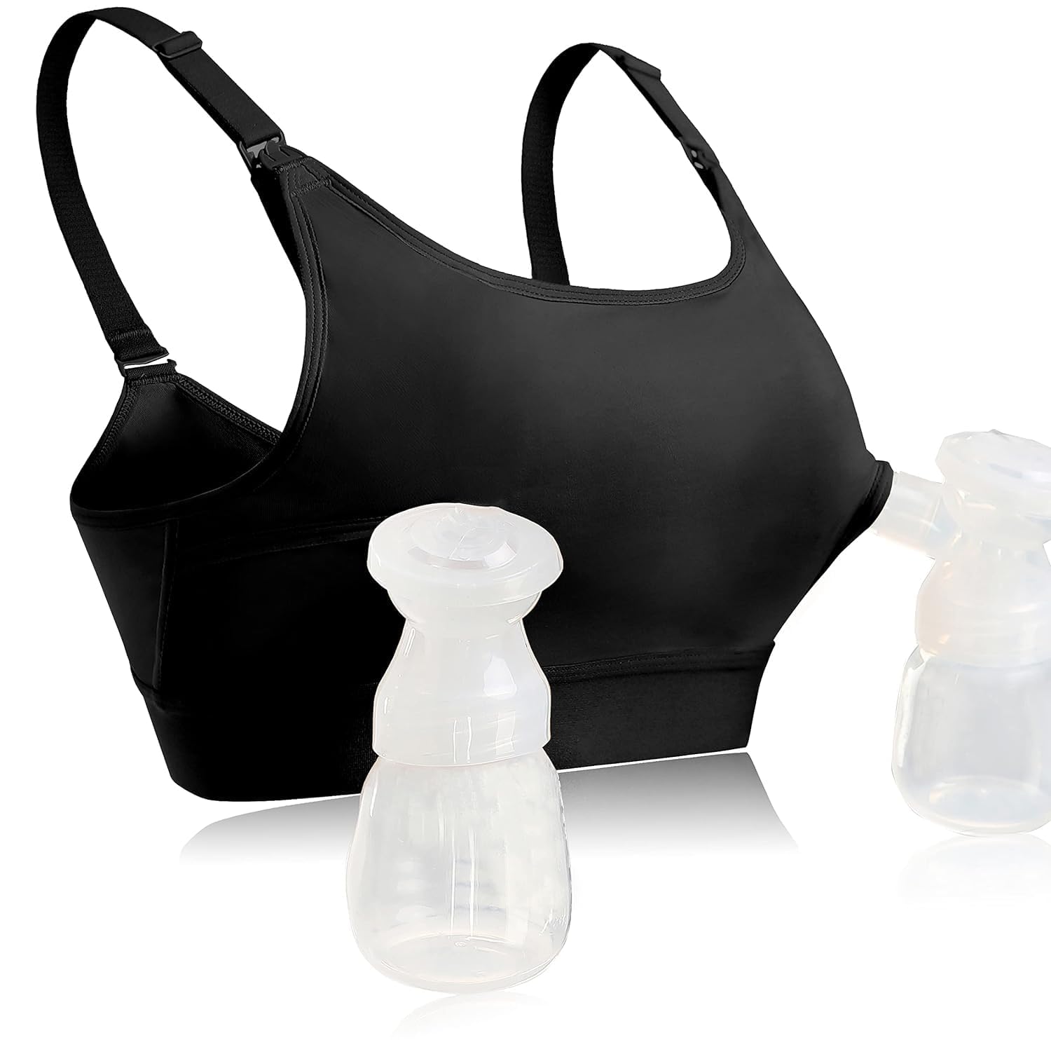 Hands Free Pumping Bra Hands-Free Breast Pump Bra Nursing Bras for Pumping Adjustable Breast-Pumps Holding and Nursing Bra (US, 