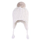 Langzhen Infant Pom Pom Beanie Kid Winter Hats Toddler Cap Knit Warm Beanies Caps For Baby Boys Girls(White,6-12 Months)