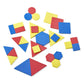 hand2mind Foam Attribute Blocks Student Kit, Geometry Set, Preschool Learning, Manipulatives for Preschool, Montessori Math, Sha
