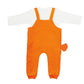 Finding Nemo Cotton Baby Overall Romper With Long Sleeve Tshirt For Newborn Infant Toddler - 2 Pieces - Boy Girl