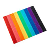 hand2mind Plastic Rainbow Blank Fraction Tiles, Montessori Math Materials, Fraction Manipulatives, Unit Fraction, Fraction Bars 