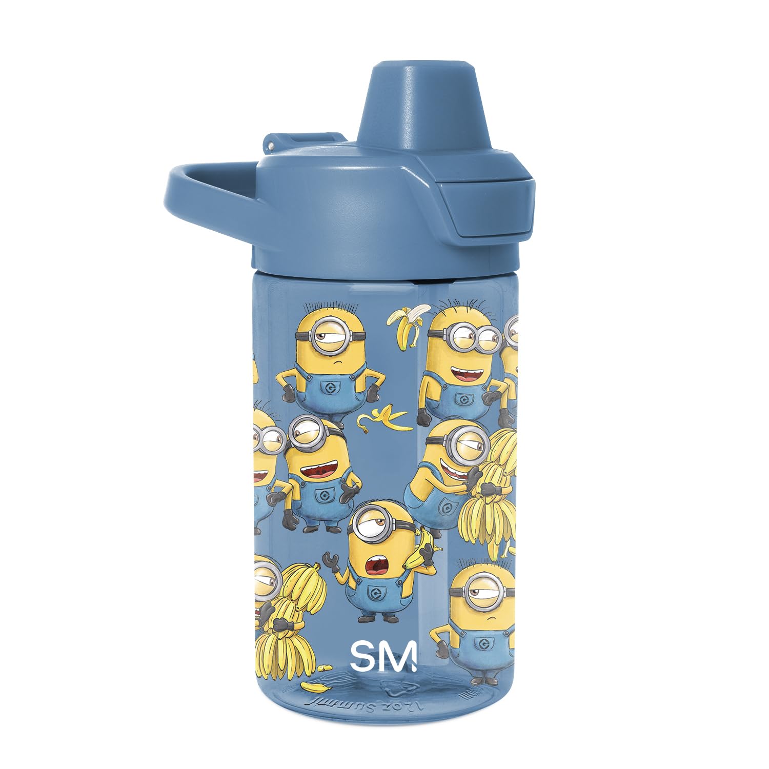 Simple Modern Minions Despicable Me Kids Tritan Plastic Summit Water Bottle | 12 oz BPA-Free Cup with Covered Leak Proof Straw L
