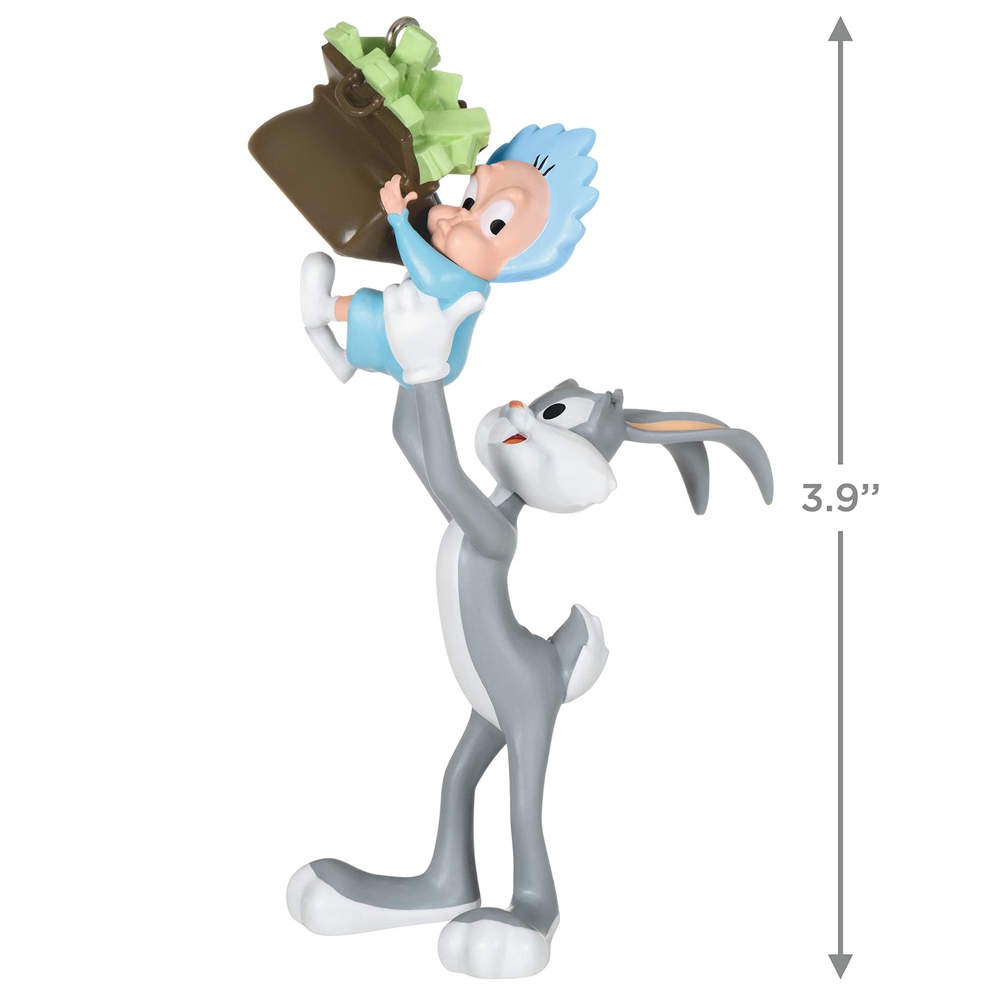 Hallmark Keepsake Christmas Ornament 2021, Looney Tunes Bugs Bunny And Baby Finster Baby Buggy Bunny
