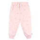 Gerber Baby Girl'S 2-Piece Fleece Pajamas Pants Set, Pink Stars