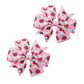 Strawberry Snap Clips Baby Girls Fruit Hair Bow Clips Strawberry Hair Ring Tie BBW24 (Set-O)
