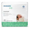 Mckesson Baby Diapers For Newborns - Disposable, Breathable, Navel Cut-Out - 0 To 10 Lbs, 20 Count, 1 Pack