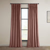Hpd Half Price Drapes Vpyc-161234-108 Plush Velvet Curtain (1 Panel), 50 X 108, Wild Rose