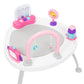 Smart Steps 3-in-1 Bounce N Play Activity Center Plus with STEM Learning Toys, Princess Pink