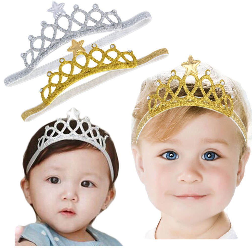 Danmy Baby Girl Super Elastic Headband Toddler Hair Band Soft Headwrap Crown Children Hair Accessories