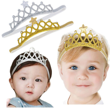 Danmy Baby Girl Super Elastic Headband Toddler Hair Band Soft Headwrap Crown Children Hair Accessories