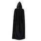 Durio Black Cape Kids Hooded Cape Black Hooded Cloak Plague Doctor Kids For Halloween B Black X-Small