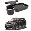 Oshotto (FT04) Foldable Car Auto Headrest Rear Back Seat Table Drink Food Cup Tray Holder Compatible with Honda BRV/Mobilio  B