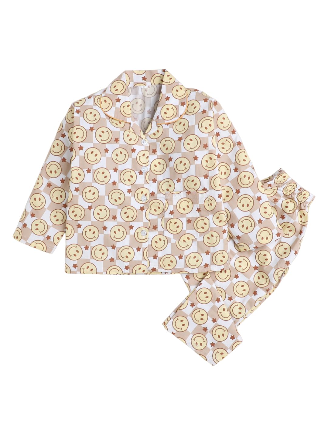 The Magic Wand Cotton Full Sleeve Night Dress For Boy & Girls, Night Suit/Nightdress/Sleepsuit/Sleepwear/Nightwear for kids Top 