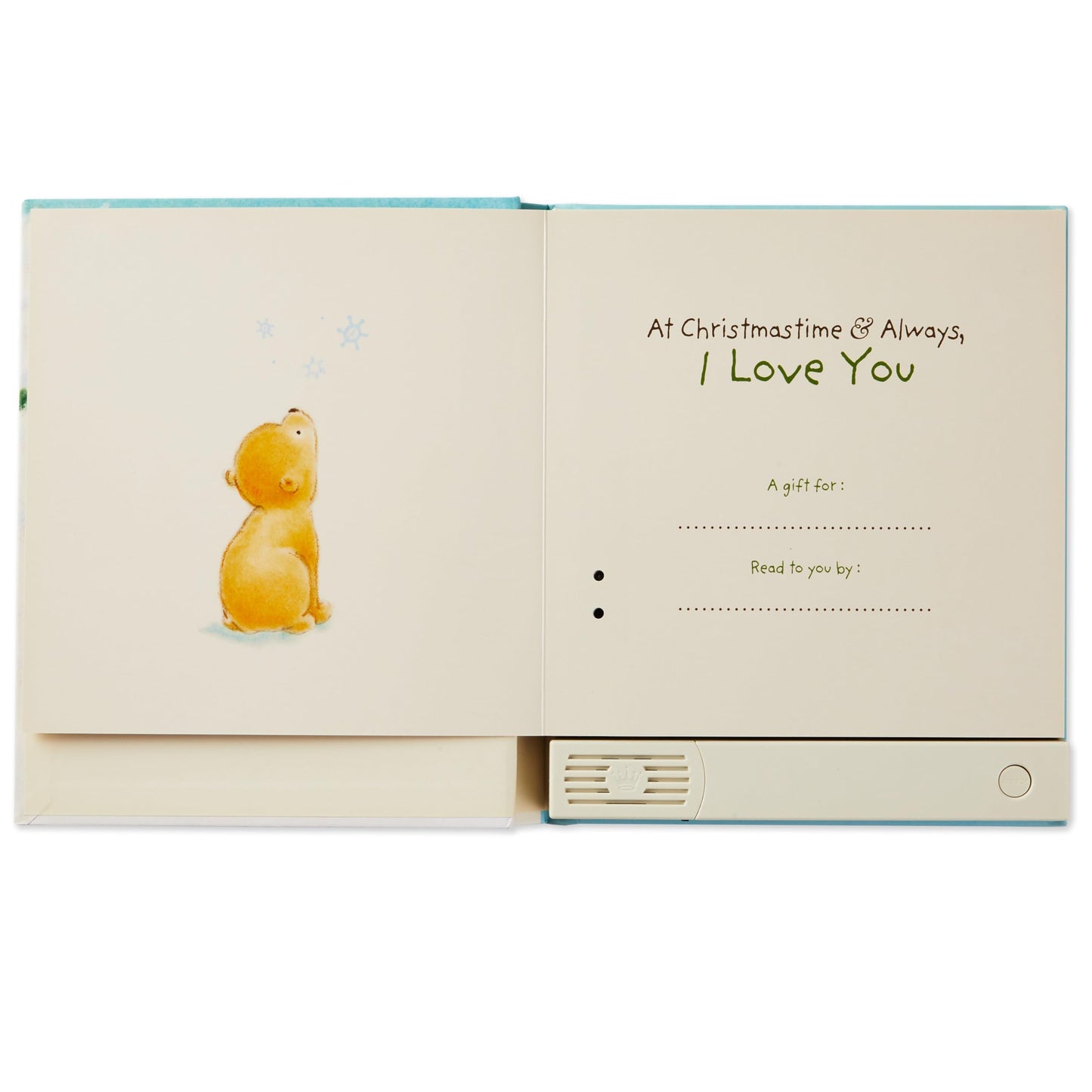 Hallmark Recordable Book for Children (at Christmastime & Always, I Love You)