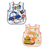 Babygo Washable Baby Feeding Bibs | QuickDry Sleeveless Apron Bibs, EasyClean, Soft & Lightweight Meal Time Bibs With Cartoon 