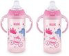 Nuk 10 Ounce Jungle Large Learner Cup With Handles, 2 Pack, Girl