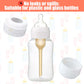 2Pcs Replacement Bottle Nipple Ring Collars, Compatible With Dr. Brown'S Narrow Plastic & Glass Bottles 4Oz & 8Oz No Leak Or Spi