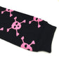Wrapables Animals And Fun Colorful Baby Leg Warmers - Skulls Pink
