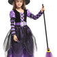 Narecte Halloween Costumes For Girls Halloween Costumes,Witch Costume For Girls Witch Costume,Kids Witch Costume Purple L