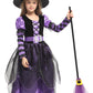 Narecte Halloween Costumes For Girls Halloween Costumes,Witch Costume For Girls Witch Costume,Kids Witch Costume Purple Xl