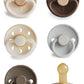 FRIGG Natural Rubber Baby Pacifier 6-Pack Earthy Wonder | Made in Denmark | BPA-Free (6-18 Months)