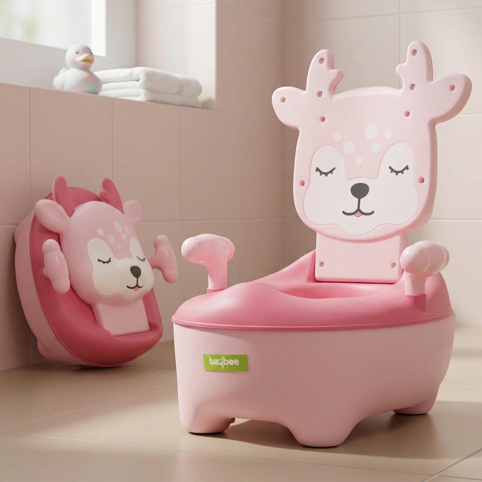 Baybee Potty Seat For Kids 2-5 Years, Baby Potty Seat With Anti-Skid Base, Removable Drawer & Foldable Design, Toddler Training 
